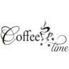 coffe_time Stenska nalepka Coffee time