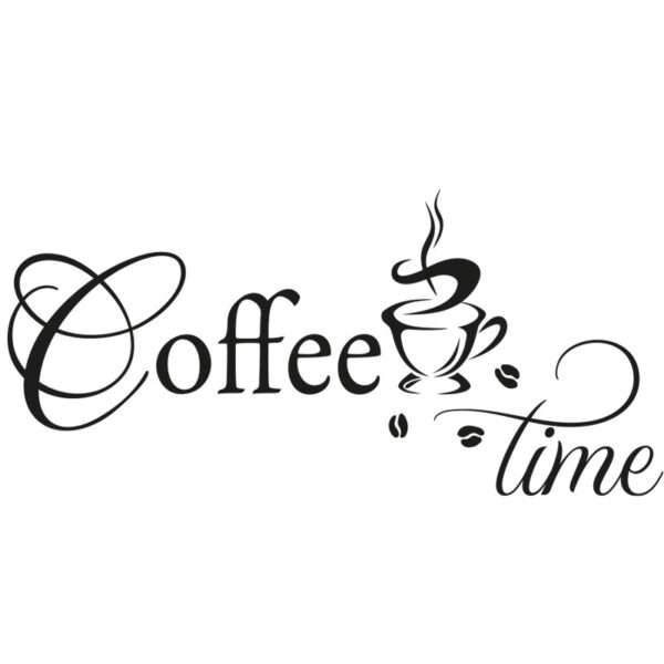 coffe_time Stenska nalepka Coffee time