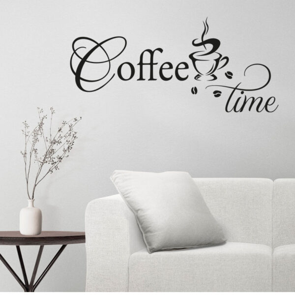 coffe_time_2 Stenska nalepka Coffee time