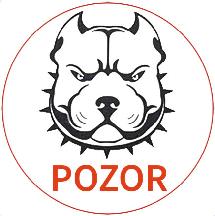 pozor_hud_pes_krog Okrogla tabla pozor pes