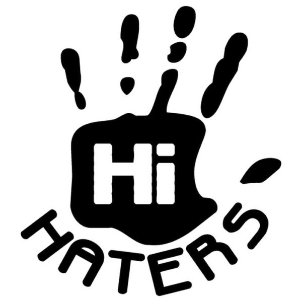 Nalepka Hi haters