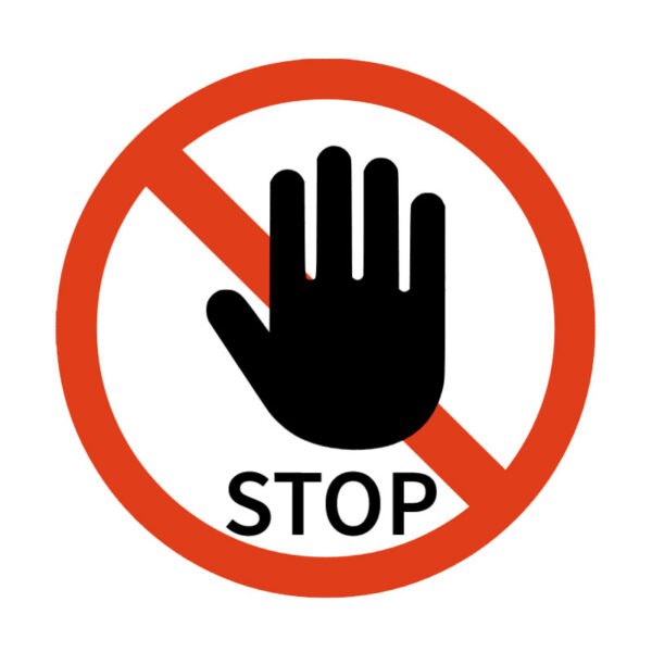 Okrogla tabla stop