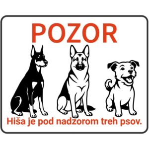 Tabla “Trije psi čuvaji” Tabla “Trije psi čuvaji”